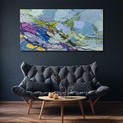 Abstract Mosaic of Colors Canvas wall art