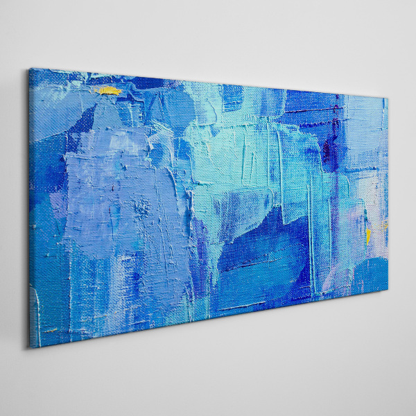 The sky is in shades of blue Canvas wall art