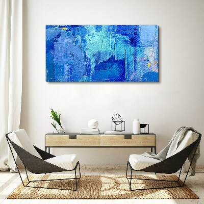The sky is in shades of blue Canvas wall art