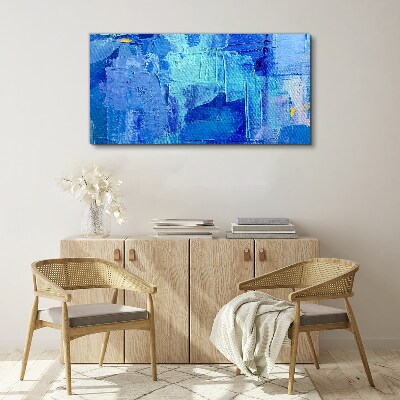 The sky is in shades of blue Canvas wall art