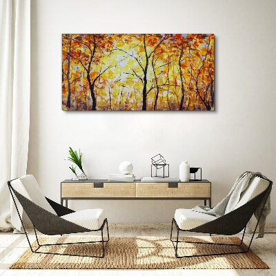 Autumn forest Canvas Wall art