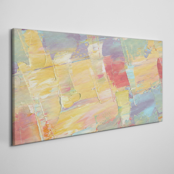 Pastel abstractions in motion Print on canvas