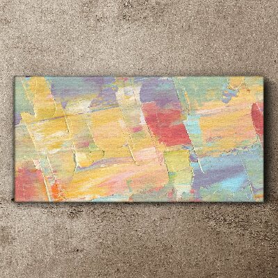 Pastel abstractions in motion Print on canvas