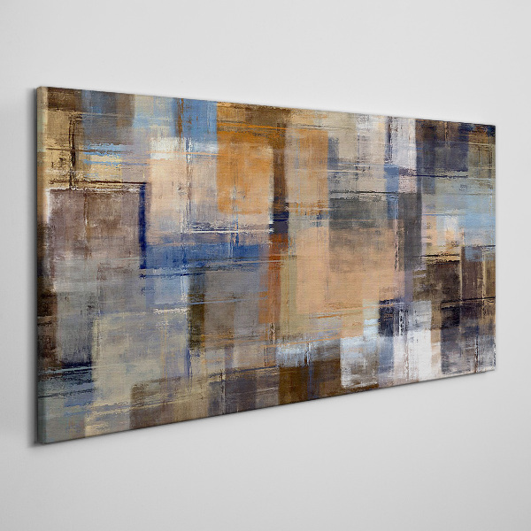 Abstract composition of colors Canvas wall art