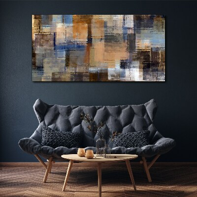 Abstract composition of colors Canvas wall art