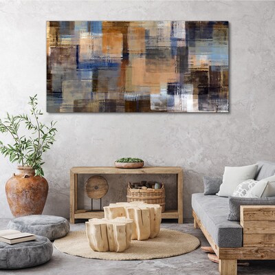 Abstract composition of colors Canvas wall art