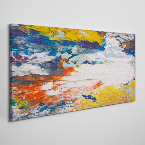 A wave of colors in motion Canvas wall art
