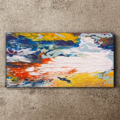 A wave of colors in motion Canvas wall art