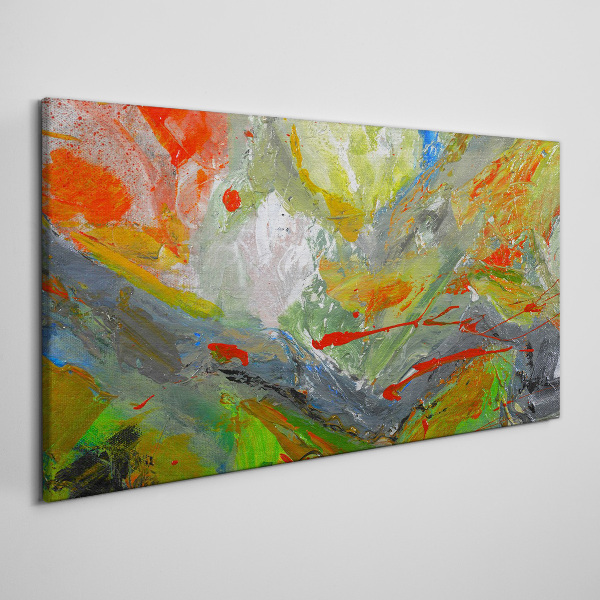 Dynamic explosion of colors Print on canvas