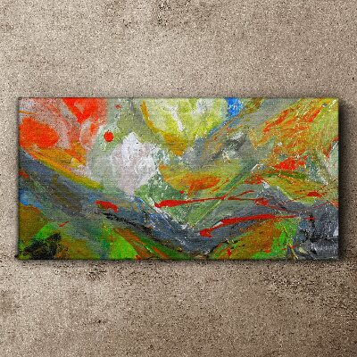 Dynamic explosion of colors Print on canvas