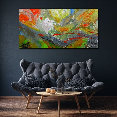 Dynamic explosion of colors Print on canvas
