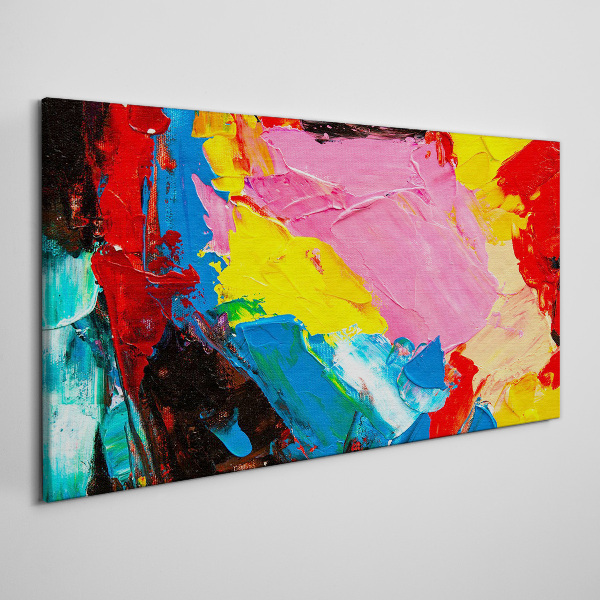 Colorful chaos on canvas Canvas wall art