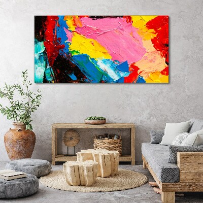 Colorful chaos on canvas Canvas wall art