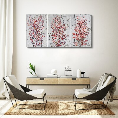 Abstraction leaves branches Canvas Wall art