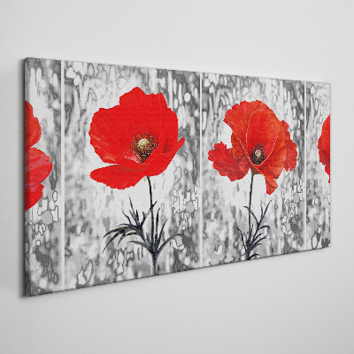 Flowers together Canvas Wall art