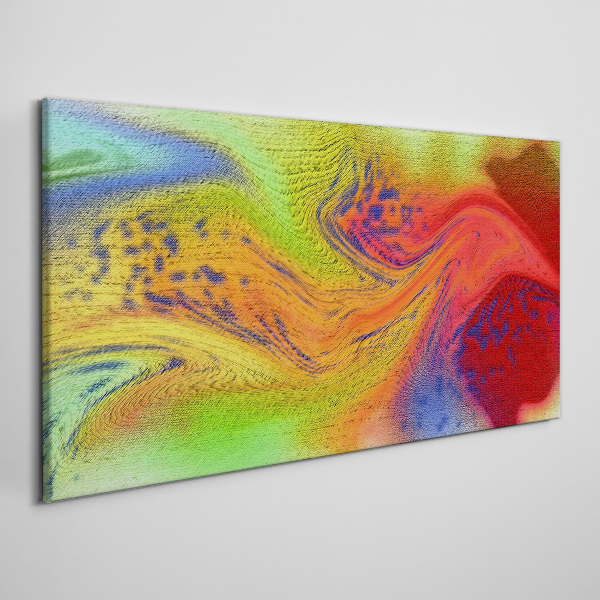 A colorful whirlwind of emotions Canvas wall art