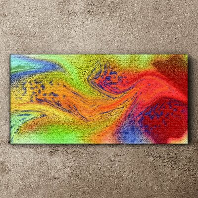 A colorful whirlwind of emotions Canvas wall art