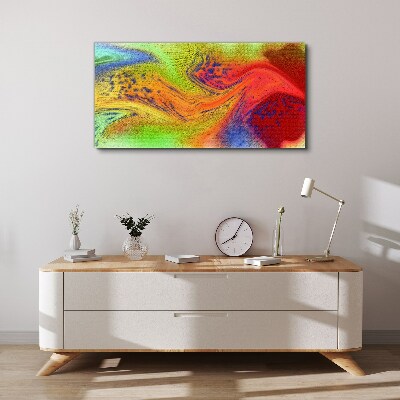A colorful whirlwind of emotions Canvas wall art