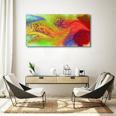 A colorful whirlwind of emotions Canvas wall art