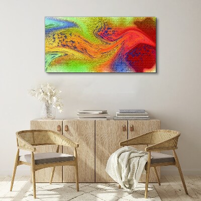 A colorful whirlwind of emotions Canvas wall art