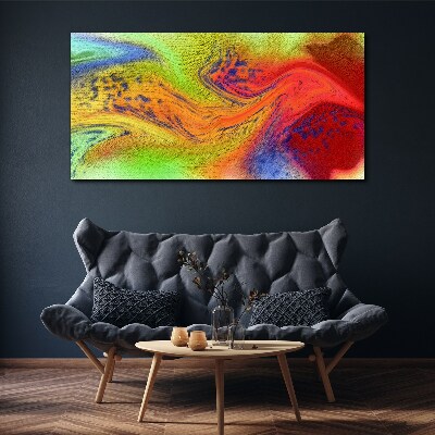 A colorful whirlwind of emotions Canvas wall art