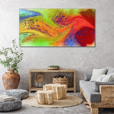 A colorful whirlwind of emotions Canvas wall art