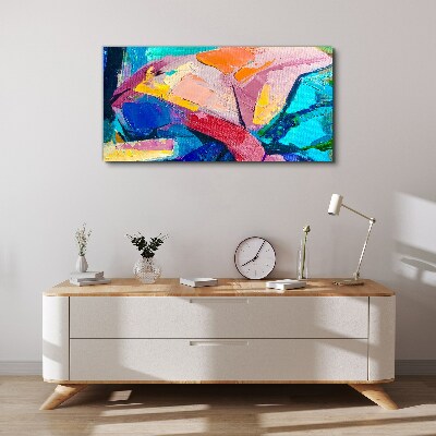 Colors in motion Print on canvas