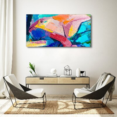 Colors in motion Print on canvas