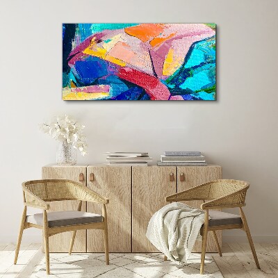 Colors in motion Print on canvas