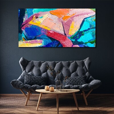 Colors in motion Print on canvas