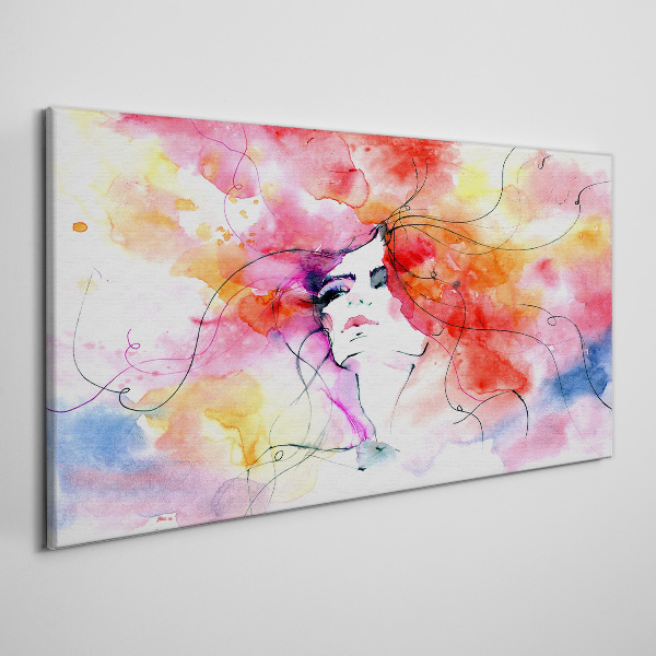 A colorful reflection of emotions Print on canvas