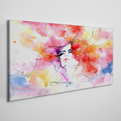 Women abstract Canvas Wall art