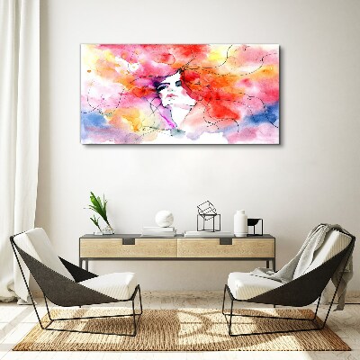 A colorful reflection of emotions Print on canvas