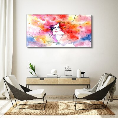 Women abstract Canvas Wall art