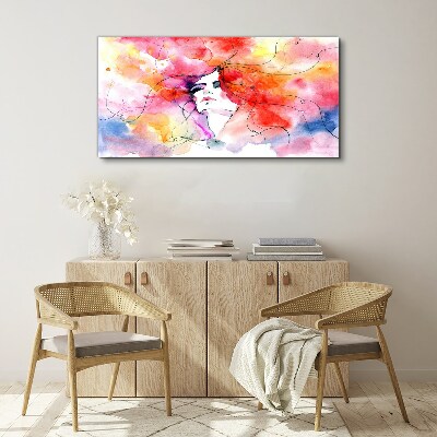 A colorful reflection of emotions Print on canvas