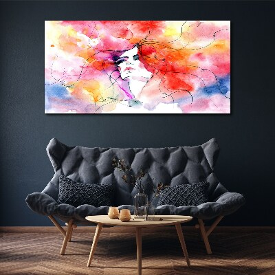 A colorful reflection of emotions Print on canvas