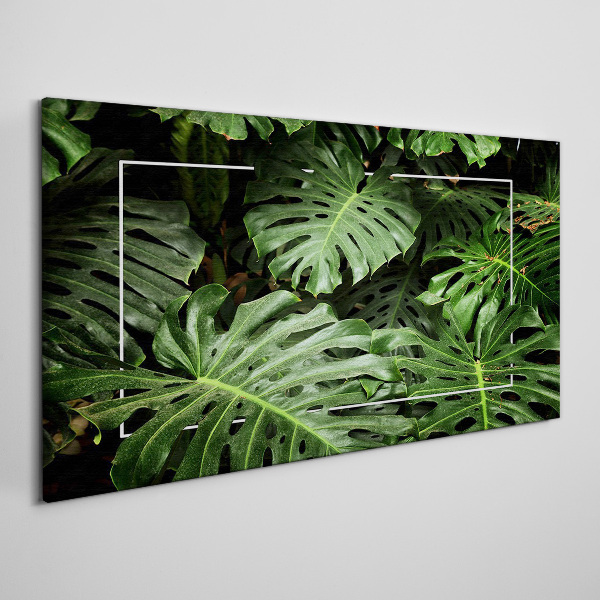 Flower plant leaves Canvas Wall art