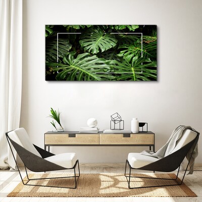 Green jungle Print on canvas