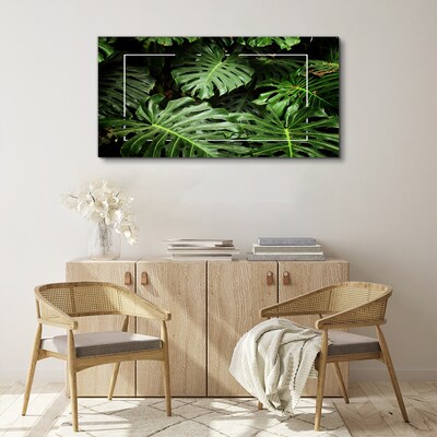 Green jungle Print on canvas