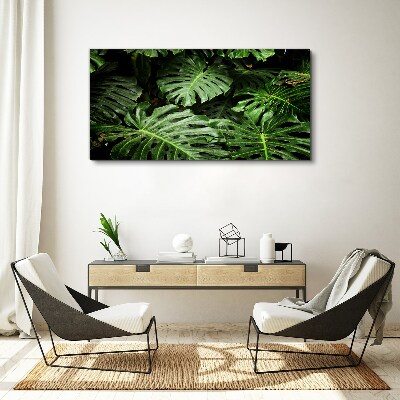 Green jungle Canvas wall art