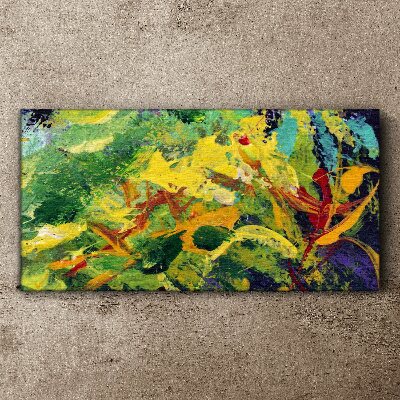 Abstract flowers Canvas Wall art