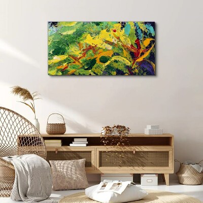 Tropical explosion of colors Canvas wall art