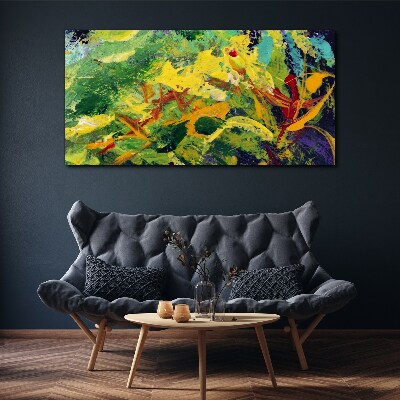 Abstract flowers Canvas Wall art