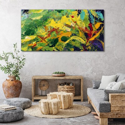 Tropical explosion of colors Canvas wall art