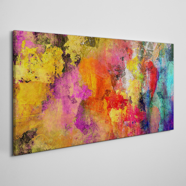 Colorful chaos of abstraction Print on canvas