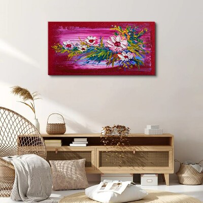 Flowers branch Canvas Wall art