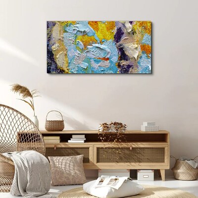 Abstract color explosion Print on canvas