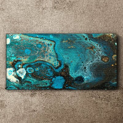 Ocean swirls of colors Print on canvas
