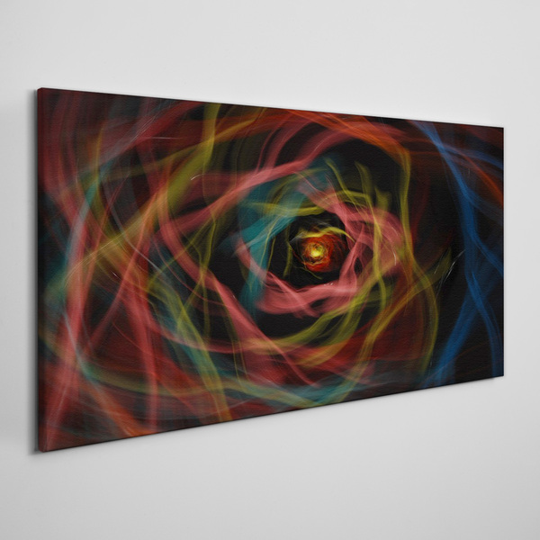 A swirl of colored lights Canvas wall art