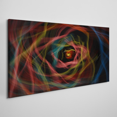 A swirl of colored lights Canvas wall art